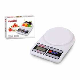 balança de cozinha Basic Home Digital LCD 7 kg Branco (23 x 16 x 3,6 cm) de Basic Home, Balanças de cozinha - Ref: S2209876, ...