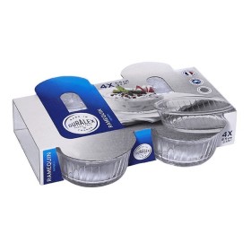 Molde para o Forno Pyrex Classic Soufflé 21 x 21 x 10 cm Transparente Vidro (4 Unidades) | Tienda24 - Global Online Shop Tienda24.eu