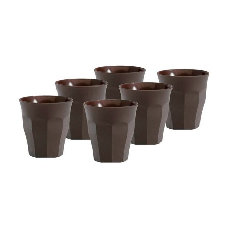 Set de Verres Duralex Picardie Marron 90 ml Ø 6,5 x 6,7 cm (6 Unités) | Tienda24 - Global Online Shop Tienda24.eu