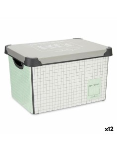 Storage Box with Lid Bella (18 x 14 x 7 cm) | Tienda24 Tienda24.eu