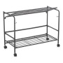 Scaffale Confortime Nero Ferro Pieghevole Con ruote (67 x 30 x 44,8 cm) di Confortime, Unità di mensole - Rif: S2210575, Prez...