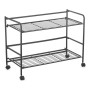 Scaffale Confortime Nero Ferro Pieghevole Con ruote (67 x 30 x 44,8 cm) di Confortime, Unità di mensole - Rif: S2210575, Prez...