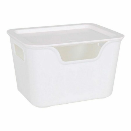 Storage Box with Lid Bella Anthracite (18 x 14 x 11 cm) | Tienda24 - Global Online Shop Tienda24.eu