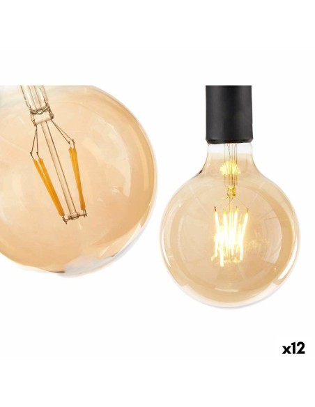 LED lamp Vintage E27 Transparent 4 W 12,5 x 17,5 x 12,5 cm (12 Units) | Tienda24 Tienda24.eu