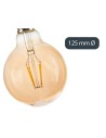 Lâmpada LED Vintage E27 Transparente 4 W 12,5 x 17,5 x 12,5 cm (12 Unidades) | Tienda24 Tienda24.eu