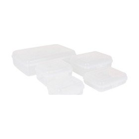 5 Lunchbox-Set Tontarelli Fill box rechteckig Weiß 5 Stücke (29,5 x 20,2 x 8,6 cm) von Tontarelli, Lagerung von Lebensmitteln...