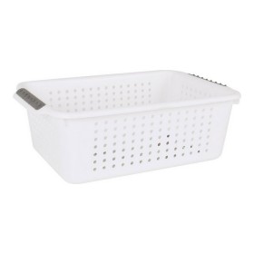 Multi-purpose basket Confortime White Plastic (30,7 x 20,5 x 10 cm) by Confortime, Open Storage Bins - Ref: S2211066, Price: ...