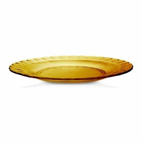 Assiette plate Duralex Picardie Verre Ambre Ø 23 x 1,8 cm de Duralex, Plats et plateaux - Réf : S2211138, Prix : 2,18 €, Remi...