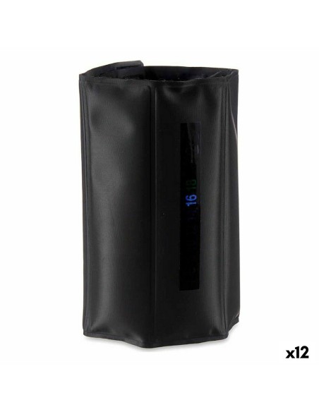 Refroidisseur de Bouteilles Thermomètre Noir Polyester PVC (12 Unités) | Tienda24 Tienda24.eu