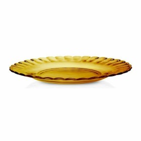 Dessert dish Duralex Picardie Crystal Amber Ø 20,5 cm by Duralex, Plates and dishes - Ref: S2211139, Price: 2,14 €, Discount: %