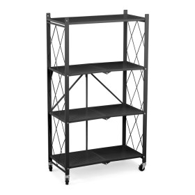 Shoe Rack Confortime Black Metal (70 x 34 x 127 cm) by Confortime, Wardrobe storage accessories - Ref: S2211562, Price: 35,57...