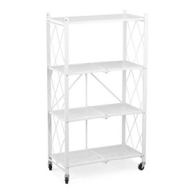 Range-chaussures Confortime Métal Blanc (70 x 34 x 127 cm) de Confortime, Accessoires de rangement pour armoires - Réf : S221...