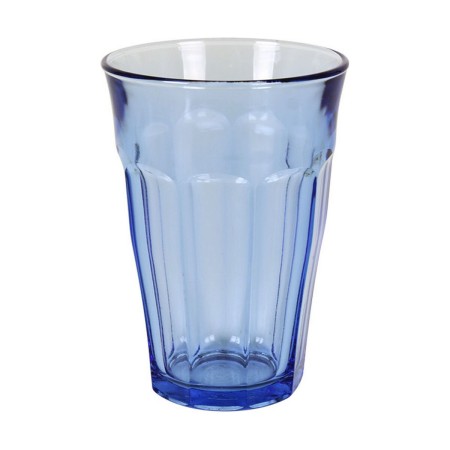 Set de Verres Duralex Picardie Bleu 360 ml Ø 8,8 x 12,4 cm (4 Unités) de Duralex, Verres à jus et soda - Réf : S2212265, Prix...