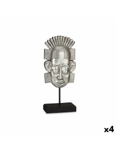 Figura Decorativa Romimex Castanho Natural Africana 8 x 26 x 7 cm | Tienda24 Tienda24.eu