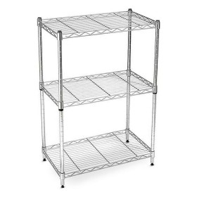 Étagère Confortime 3 niveaux Chrome (50 x 30 x 70 cm) de Confortime, Étagères de rangement - Réf : S2212289, Prix : 13,98 €, ...