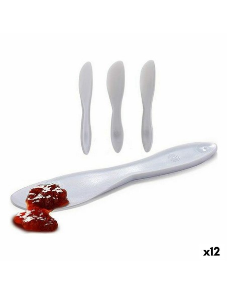 Set di Coltelli 18 x 3,5 x 1 cm Bianco Plastica (12 Unità) da Kinvara, Coltelli - Ref: S3626845, Precio: €6.84, Descuento: %