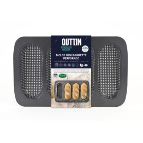 Moule façonné Quttin Baguette 0,5 mm 34,6 x 21,5 x 3 cm de Quttin, Moules à pain - Réf : S2212811, Prix : 9,35 €, Remise : %