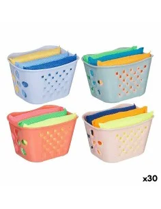 Set of scourers Basket Plastic (30 Units) by BigBuy Home, Scouring Pads & Scrubbers - Ref: S3626870, Price: 41,25 €, Discount: %