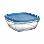 Hermetic Lunch Box Duralex Freshbox Blue Squared (23 x 23 x 9 cm) (3 L) | Tienda24 - Global Online Shop Tienda24.eu