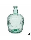 Garrafa Riscas Decoração 14 x 44 x 13 cm Transparente (2 Unidades) | Tienda24 Tienda24.eu