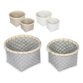 Basket set Confortime Plastic 2 Pieces 26 x 26 x 17 cm Circular by Confortime, Storage boxes and chests - Ref: S2212948, Pric...