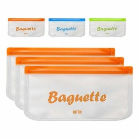 Set of Reusable Hermetically-sealed Bags Algon 20 Pieces 18 x 20 cm (24 Units) | Tienda24 - Global Online Shop Tienda24.eu