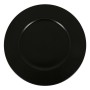 Sousplat Inde Neat Preto Porcelana Ø 32 cm de Inde, Pratos e fontes - Ref: S2213430, Preço: 10,41 €, Desconto: %