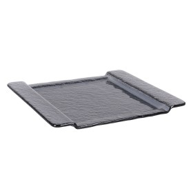 Tray Inde Black Glass 32,5 x 26,5 cm by Inde, Plates and dishes - Ref: S2213527, Price: 5,02 €, Discount: %