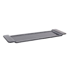 Tray Black Glass 53 x 16 cm by Inde, Plates and dishes - Ref: S2213528, Price: 4,59 €, Discount: %