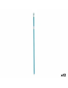 Broom handle Stripes 2,3 x 130 x 2,3 cm Blue Metal (12 Units) | Tienda24 Tienda24.eu