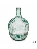 Bouteille Rayures Décoration 16 x 29,5 x 16 cm Transparent (4 Unités) | Tienda24 Tienda24.eu