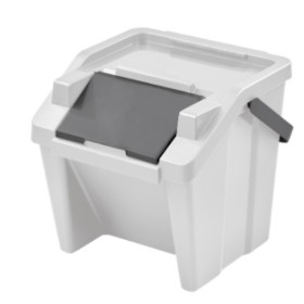 Rubbish Bin Tontarelli Coverline Blue 44 L Black 38,5 x 34,5 x 54,5 cm (6 Units) | Tienda24 - Global Online Shop Tienda24.eu