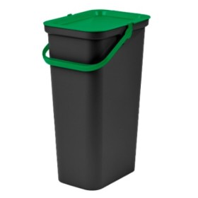 Poubelle recyclage Tontarelli Moda 38 L Vert de Tontarelli, Ordures et recyclage - Réf : S2213959, Prix : 14,76 €, Remise : %