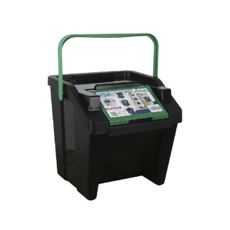 Recycling Waste Bin Tontarelli Moda 28 L Stackable Green by Tontarelli, Waste and recycling - Ref: S2213962, Price: 13,79 €, ...