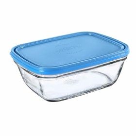 Boîte à repas rectangulaire avec couvercle Duralex Freshbox Bleu 1,7 L de Duralex, Stockage des aliments - Réf : S2213996, Pr...