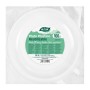 Set of reusable plates Algon Circular White 25 x 25 x 2,5 cm Plastic 100 Units by Algon, Turntables - Ref: S2214251, Price: 1...