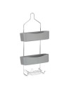 Colgador para la Ducha 28 x 60 x 14 cm Gris Metal Plástico (6 Unidades) | Tienda24 Tienda24.eu