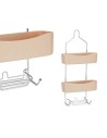 Portaoggetti da Doccia 28 x 60 x 14 cm Beige Metallo Plastica (6 Unità) da Berilo, Accessori per la doccia - Ref: S3626990, P...