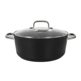 Casseruola con coperchio in vetro Quttin Spiral Ø 28 cm Alluminio Forgiato di Quttin, Tegami - Rif: S2214357, Prezzo: 22,59 €...