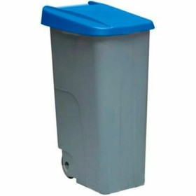 Poubelle à Roulettes Denox 110 L 58 x 41 x 89 cm Bleu de Denox, Bacs à ordures extérieurs - Réf : S2214439, Prix : 39,19 €, R...