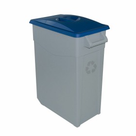 Poubelle recyclage Denox 65 L Bleu de Denox, Ordures et recyclage - Réf : S2214475, Prix : 36,24 €, Remise : %