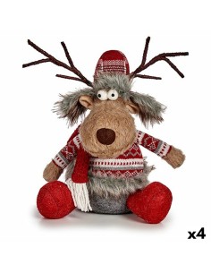 Weihnachtsbaumkugeln Decoris 12 Stück Weiß Kunststoff Ø 6 cm | Tienda24 Tienda24.eu