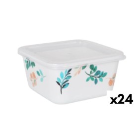 Square Lunch Box with Lid La Mediterránea Alba Melamin 11 x 11 x 5,5 cm (24 Units) by La Mediterránea, Food storage - Ref: S2...