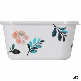 Square Lunch Box with Lid La Mediterránea Alba Melamin 15,5 x 15,5 x 7,5 cm (12 Units) by La Mediterránea, Food storage - Ref...