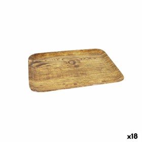 Schale La Mediterránea Holz Melamine 27 x 21,5 x 1,5 cm (18 Stück) von La Mediterránea, Teller und Schüsseln - Ref: S2225956,...