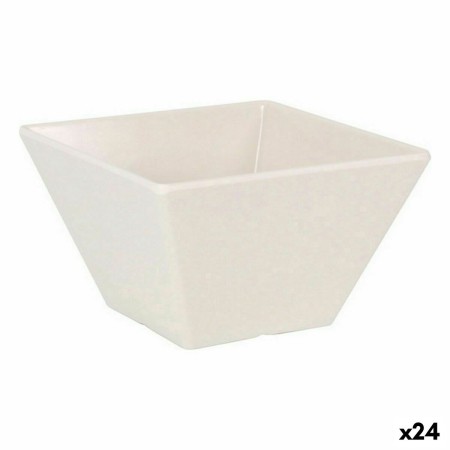 Schüssel für Vorspeisen La Mediterránea Melamine Weiß Glanz 13 x 13 x 7 cm (24 Stück) von La Mediterránea, Teller und Schüsse...