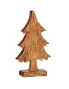 Deko-Figur Weihnachtsbaum Gold Holz 5 x 31 x 15,5 cm (6 Stück) | Tienda24 Tienda24.eu