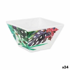 Vassoio per aperitivi Azzurro Dorato PVC Cristallo Pesci 45 x 31 x 4,2 cm (2 Unità) | Tienda24 - Global Online Shop Tienda24.eu