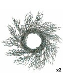 Advent wreathe Branch Blue Plastic 50 x 10 x 50 cm (2 Units) | Tienda24 Tienda24.eu