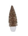 Deko-Figur Weihnachtsbaum Minze champagne Kunststoff 10 x 33 x 10 cm (6 Stück) | Tienda24 Tienda24.eu